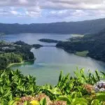 Azoren Sete Cidades Portugal vulkaanmeren